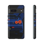 R34 Skyline Afterburner Rear GT-R Tough Phone Case for JDM Fans