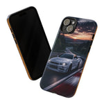 Skyline GT-R R34 White Nurburgring Speed Art Tough Phone Case