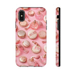 Pink Vintage Vanity Phone Case, Girly Pattern Tough Cover