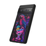 Neon Parrot Cocktails phone case | Tough Cases