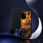 Orange Corvette C3 Stingray Sunset Palms Phone Case