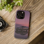 Sunset Skyline GT-R R32 phone case | car reflection, purple dusk