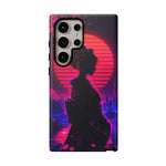 Neon Geisha Silhouette Phone Case | Tough Cover