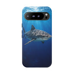 Tiger Shark Phone Case, Dappled Blue Water Tough Cover