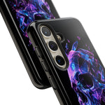 Holographic Skull Phone Case, Shattered Glass Iridescent Cover