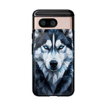 Siberian Husky Geometric Diamond Art Tough Phone Case
