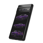 Purple R33 Skyline GTR JDM Sports Car Phone Case Tough Multi View