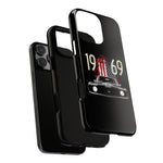 1969 Camaro SS American Flag Tough Phone Case Cover Gift Art