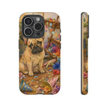 Guilty French Bulldog Phone Case, Confetti Watercolor Cover