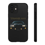 Dark 1998 Trans Am Front View Muscle Car Tough Phone Case Gift