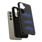 Blue 180SX JDM Sports Car Phone Case Tough Multi View