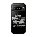 White S2000 Roadster Collage JDM Tough Phone Case Cover Gift