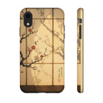 Plum Blossom Shoji Screen Phone Case Zen Art Tough Case