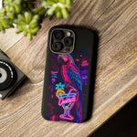 Neon Parrot Cocktails phone case | Tough Cases