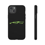 Lime Green C8 Corvette Phone Case for Chevy Fans, Tough Protective Cover