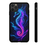 Neon Seahorse Phone Case | Tough Protective Case