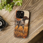 German Shorthaired Pointer Pointing Art Tough Phone Case