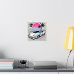 Countach Poster Retro 80s 90s Vaporwave Exotic Supercar Wall Art