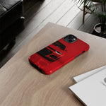 Red Camaro Phone Case, ZL1 American Muscle Car Tough Cover for Men, Gift