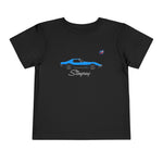 Toddler 1969 Corvette C3 Stingray T-Shirt | Blue Chevy Muscle Car Tee