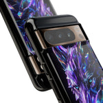 Holographic Wolf Phone Case, Fractured Prism Iridescent Cover