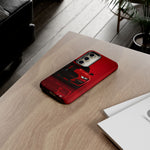 Red Mustang Art Phone Case, GT500 American Muscle Car Tough Cover