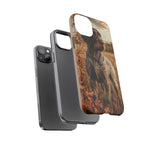 German Wirehaired Pointer Autumn Art Tough Phone Case
