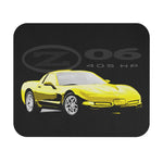 Corvette C5 Z06 Mouse Pad 405 HP Yellow Chevy Sports Car Racing Desk Gift