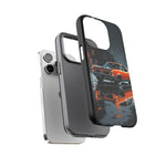 1966 GTO Orange Rainy City Tough Phone Case Cover Gift Art