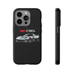 Silver C6 Z06 Phone Case for Chevy Fans, Tough Cover