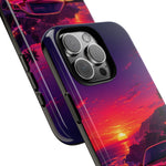 FD RX-7 Retro Sunset Sports Car Tough Case | Neon Vaporwave Beach Drive