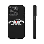 R34 Skyline Japanese Flag Race Car Phone Case | JDM GT-R Tough Cover