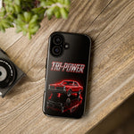 Tri-Power Classic Muscle Car GTO phone case | Retro Automotive Graphic