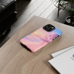 Pastel Beach Sunset Haze Vaporwave Art Tough Phone Case