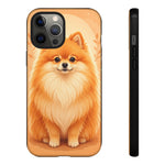 Pomeranian Tiny Fox Fluffy Art Tough Phone Case