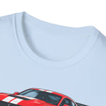 Red 2025 GT350 Muscle Car T-Shirt | Racing Mustang Graphic Tee