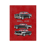1957 Chevy Bel Air Hardtop Classic Car Blanket | Velveteen Microfiber