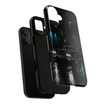 1965 Black Riviera car phone case | Retro Night Cityscape Tough Case