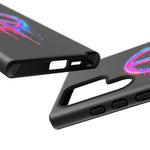 Glitch Peace Sign Phone Case, RGB Melt Digital Art Tough Cover, Gift