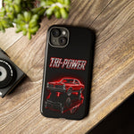Tri-Power Classic Muscle Car GTO phone case | Retro Automotive Graphic