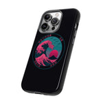 Great Dream Wave Circular Badge Vaporwave Phone Case – Japanese Aesthetic