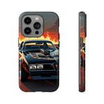 Firebird Trans Am Black Gold Eagle Art Tough Phone Case