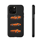 Orange Miura Classic Supercar Tough Phone Case - 3 View