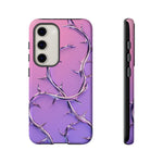 Chrome Thorn Vine Phone Case Vaporwave Tough Cover