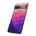 Pastel Mountain Haze Vaporwave Art Tough Phone Case