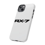 RX-7 Logo Phone Case for JDM Fans, Tough Protective Cover