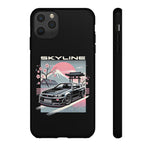 R34 Skyline GT-R Sakura Mountain JDM Tough Phone Case Gift
