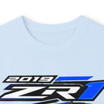 Blue 2019 ZR1 Sports Car illustration Long Sleeve Tee | Racing Graphic