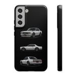 Silver Hakosuka Skyline Classic Sports Car Tough Phone Case for JDM Fans