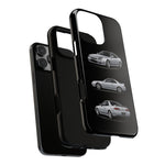 Silver Prelude Sports Coupe Tough Phone Case for JDM Fans